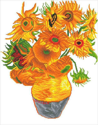 Diamond Dotz Sunflowers (Van Gogh) Canvas Diamond Painting Kit DD13.011