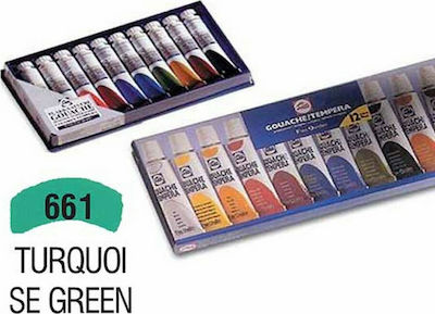 Royal Talens Gouache Extra Fine Quality Tempera Colour Paint Tube 20ml Green 661