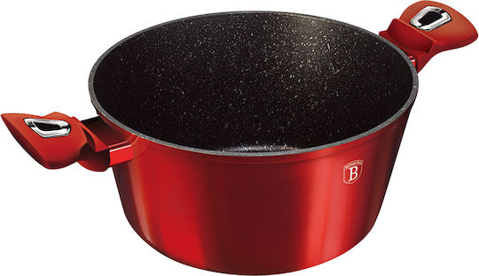 Berlinger Haus Metallic Line Βαθιά Κατσαρόλα από Αλουμίνιο 6.1lt / 28cm Burgundy