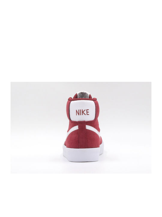 Blazer Mid 77 Kids High Sneakers for Boys Red
