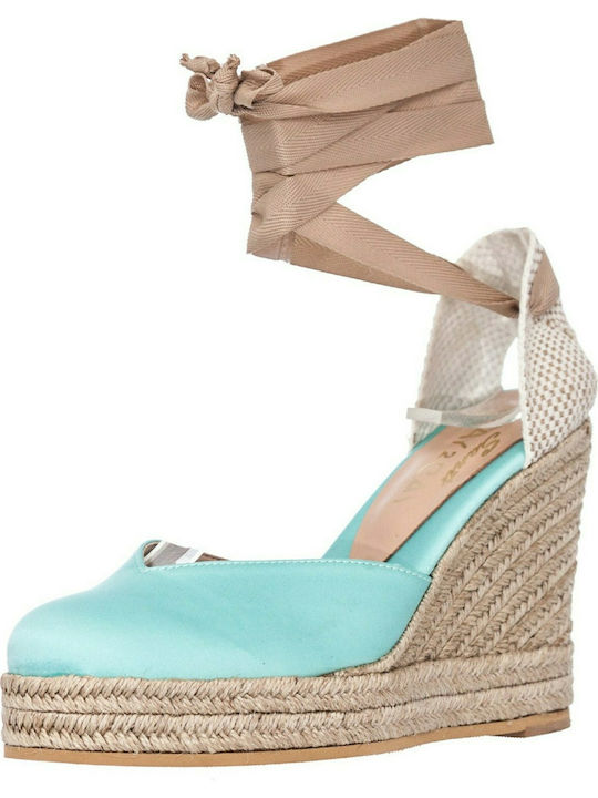 Day2Day Damenplattformen im Espadrilles-Stil Türkis