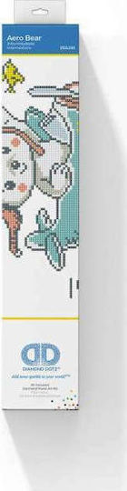 Diamond Dotz Canvas Diamond Painting Kit Mosaic - Aero Bear DD5.030