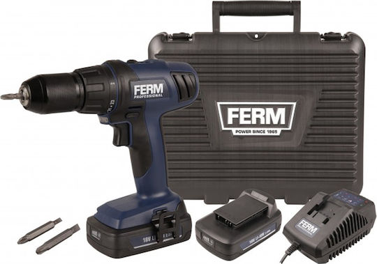 Ferm Ferm Cordless Drill Driver 18V 2x2Ah Battery