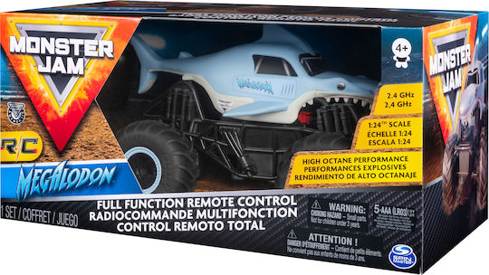 Spin Master Monster Jam Megalodon Remote Controlled Car Monster Truck Blue