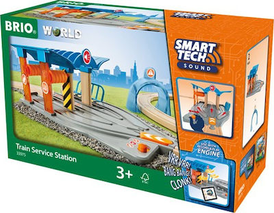 Brio Toys Service Station Railroad Accessories with Sound for 3++ Years