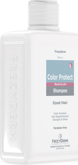 Frezyderm Color Protect Șampon Reconstrucție/Hrană și Păstrarea Culorii pentru Păr Vopsit 200ml
