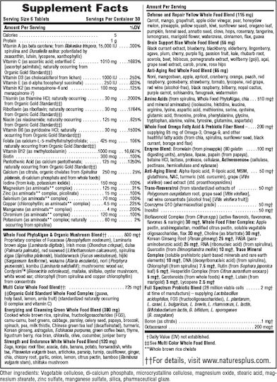 Nature's Plus Source Of Life Gold Multivitamin for Energy 180 Tablets