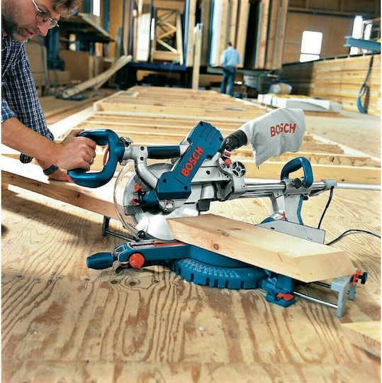 Bosch GCM 10 SD Фугопила Ток Плъзгащо се с Мощност 1800W & Диаметър на Диска за Рязане 305мм