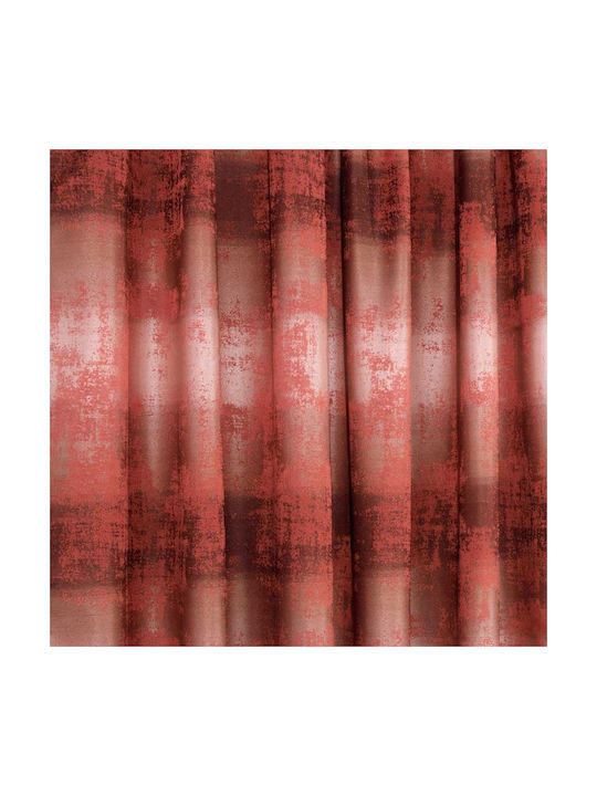 Anna Riska Vorhang mit Bleistiftfalten Des Adelle Terrakotta 280x270cm