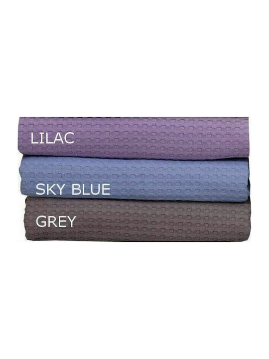 Anna Riska Blanket Nursery Swaddling Blankets Michelle Waffle Lilac 80x110cm 417231