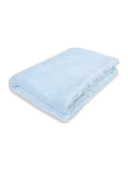 Interbaby Blanket Nursery Swaddling Blankets Blue 80x110cm
