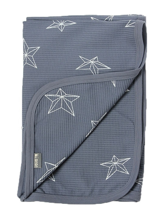 Minene Κουβέρτα Αγκαλιάς & Λίκνου Stars 75x100εκ.