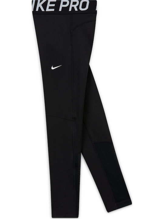 Детски Клин Дълъг Dri-Fit Черен Pro