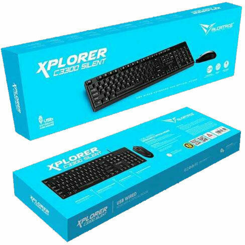 Alcatroz Xplorer C3300 Keyboard & Mouse Set English US