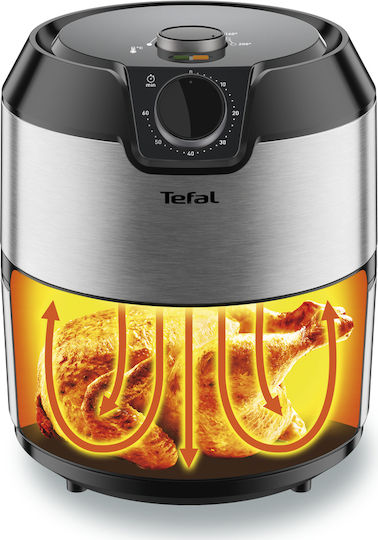 Tefal Easy Fry Classic+ EY201D Air Fryer 4.2lt Ασημί