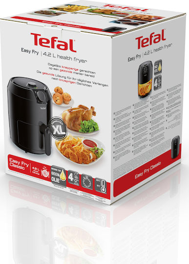 Tefal Easy Fry Classic Air Fryer 4.2lt Μαύρο