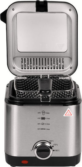 Gem BN3311 Deep Fryer 1.5lt Silver
