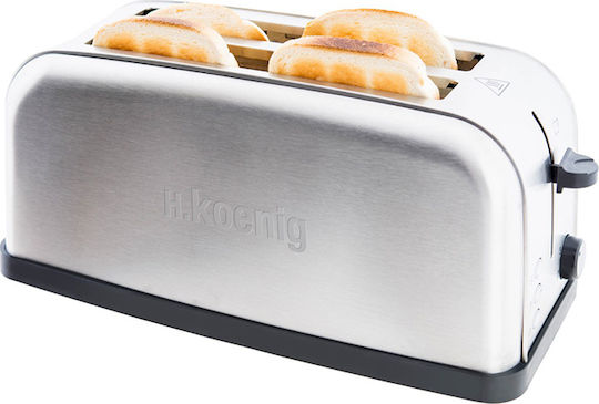 HKoenig Φρυγανιέρα 4 Θέσεων 1500W Inox