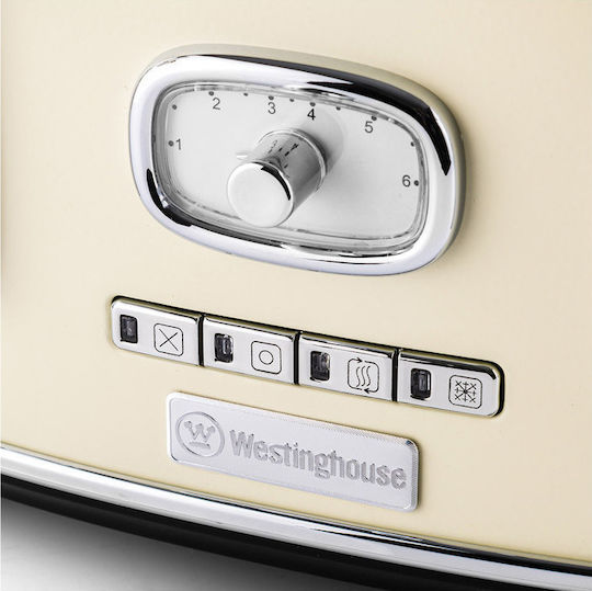 Westinghouse Toaster 4 Slots 1750W White