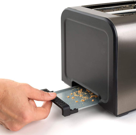 Black & Decker BXTO900E Φρυγανιέρα 2 Θέσεων 900W Inox