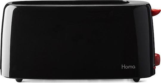 Homa HOMA Atlanta Тостер 1 слот 700W Черен