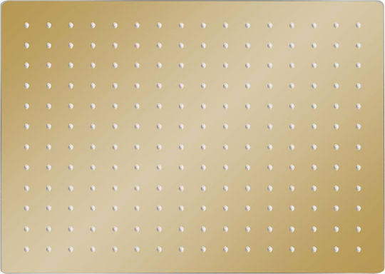 vidaXL Rechteckig Duschkopf 40x40cm
