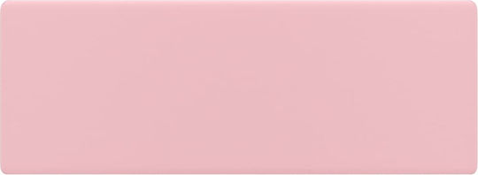 vidaXL Επικαθήμενος Νιπτήρας Κεραμικός 41x41x15cm Ροζ