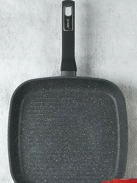 Cook-Shop Marblestone Γκριλιέρα από Αλουμίνιο με Αντικολλητική Επίστρωση 28cm