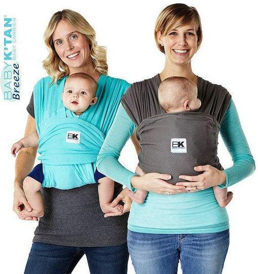 Babyk'tan Wrap Carrier Breeze Charcoal with Maximum Weight 16kg