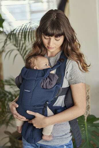 BabyBjorn Classic Carrier Move 3D Mesh Anthracite with Maximum Weight 12kg