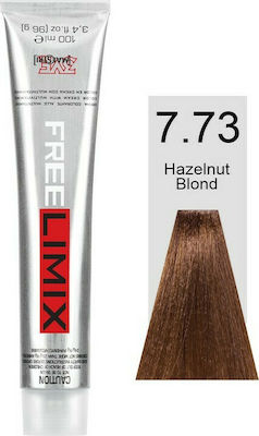 Freelimix Permanent Color Vopsea de Păr 7.73 Alună blondă 100ml