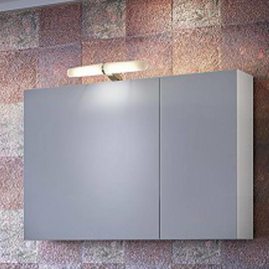 Drop Status 85 5KSQ075WH Καθρέπτης από MDF με Ντουλάπι 85x50см Бял