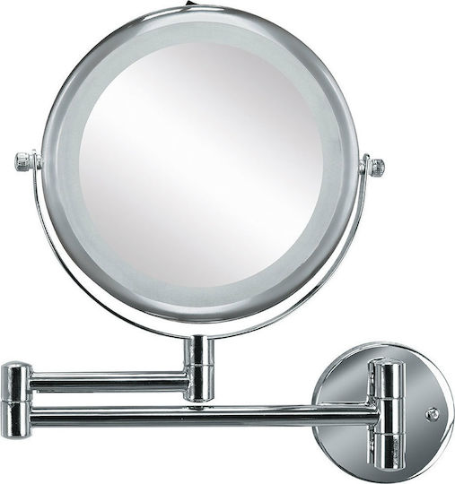 Kleine Wolke Brilliant 8428124886 Μεγεθυντικός Στρογγυλός από Μέταλλο με Υποδοχή Λαμπτήρα 31.5x31.5cm Ασημί Kleine Wolke Brilliant 8428124886 Μεγεθυντικός Στρογγυλός από Μέταλλο με Υποδοχή Λαμπτήρα 31.5x31.5cm Ασημί