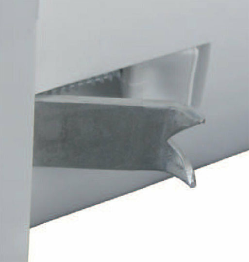 Elmark AF-V100 500120 Wandmontage Lüfter 100mm Weiß