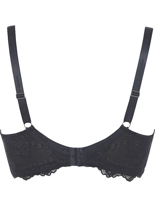 Lormar Perfect Sfoder Bra without Padding Black