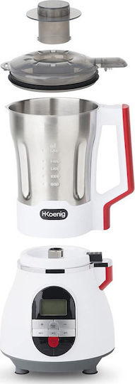 HKoenig Suppenschöpfer 900W mit Kapazität 1.7Es Weißer