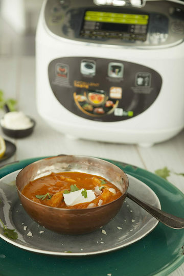 Tefal Fuzzy Spherical Advanced Πολυμάγειρας 750W με Χωρητικότητα 5lt Λευκός