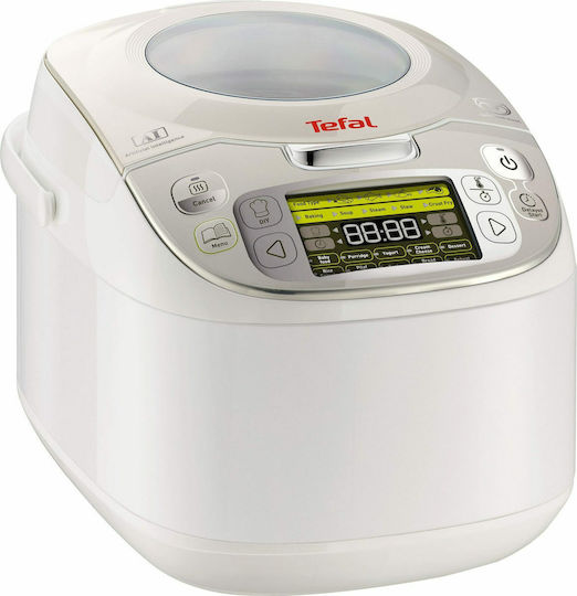 Tefal Fuzzy Spherical Advanced Πολυμάγειρας 750W με Χωρητικότητα 5lt Λευκός