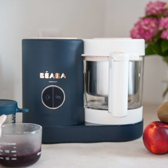 Beaba Babycook Neo Baby Food Steamer with Blender 1.25lt Night Blue