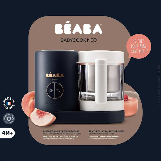Beaba Babycook Neo Baby Food Steamer with Blender 1.25lt Night Blue