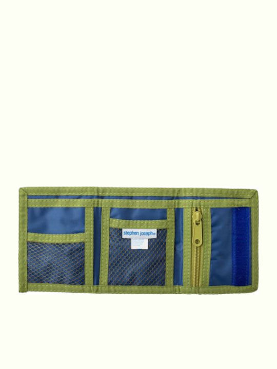 Stephen Joseph Shark Kids Wallet with Coins with Velcro Blue Stephen Joseph Shark Kids Wallet with Coins with Velcro Blue