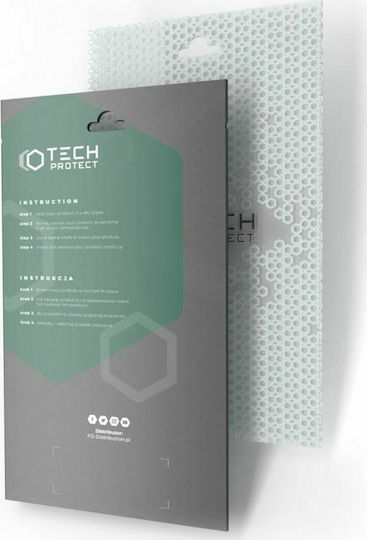 Tech-Protect Rugged Carbon Back Cover Δερματίνης Μαύρο (Galaxy A02s)
