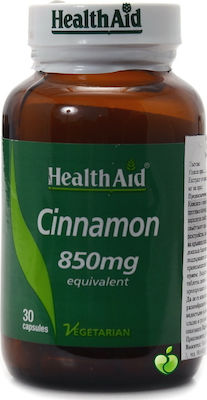 Health Aid Cinnamon 850mg 30 κάψουλες