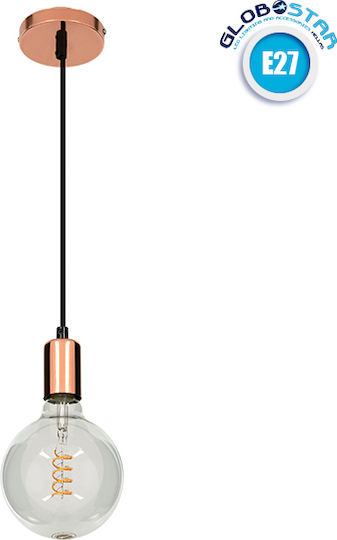 GloboStar Lumi Hängelampe Kupfer mit Fassung E27 4x118cm.