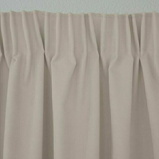 Lino Home Перде с Плик с Писалка Renas 211 Таупе 300x280см
