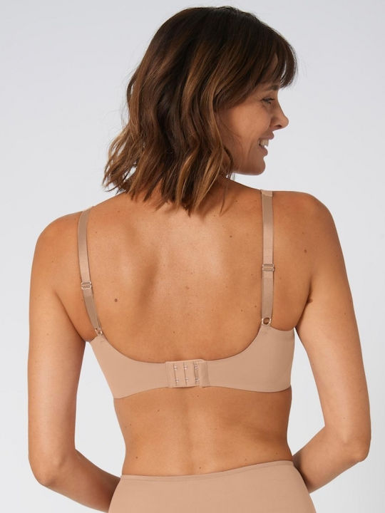 True Shape Sensation Beige Minimizer Bra Without Underwire