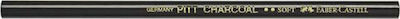 Faber-Castell Pitt Coal Pencil Soft Black