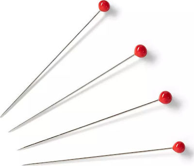 Prym Sewing Pins Κόκκινες 35x0,4χιλ 5γρ.