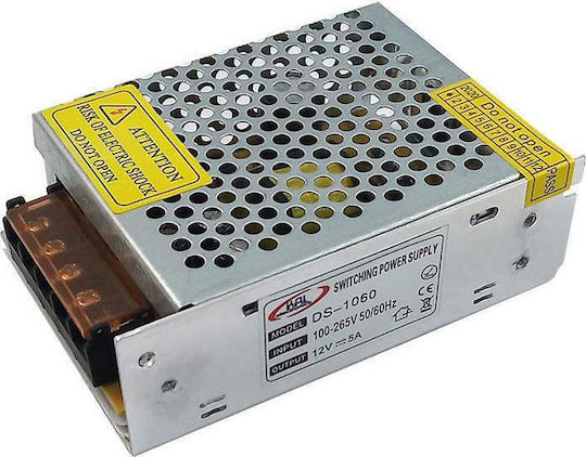 Power Supply for CCTV Systems 12V 5A 60W DS-1060