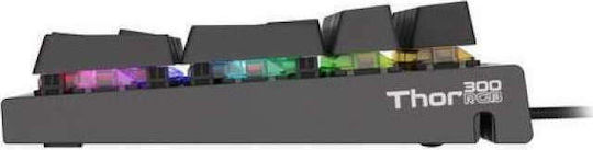 Genesis Thor 300 RGB Gaming Μηχανικό Πληκτρολόγιο με Outemu Brown διακόπτες και RGB φωτισμό (Αγγλικό US)